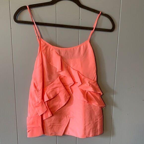 Banana Republic Silk Coral Tank XS - Picture 1 of 4